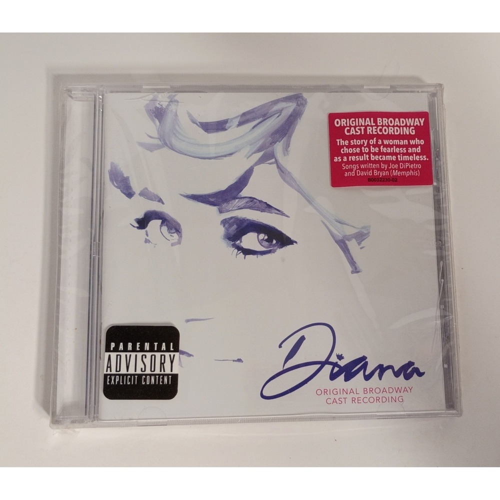 DIANA:‎ THE MUSICAL [ORIGINAL BROADWAY CAST RECORDING] NEW CD, Case Wear